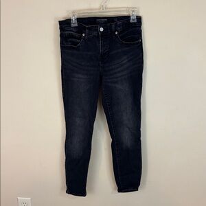 Lucky Brand Mid rise Washed Black  Skinny AVA Ankle Jeans Size 6/28